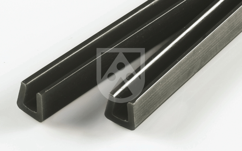 Plastica di scorrimento – Plastica di scorrimento resistente all'abrasione - Materiale di scorrimento LubX® AST black