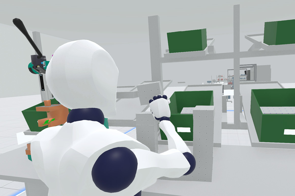 VR Software Digital Twin Assembly Line Cleanroom VR Software Digital Twin Assembly Line Cleanroom