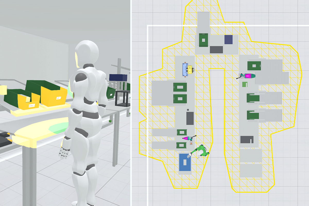 VR Software Digital Twin Assembly Line Work Space VR Software Digital Twin Assembly Line Work Space